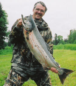 They call them "king" salmon because they are big. The Deshka has a fine run of these each summer.