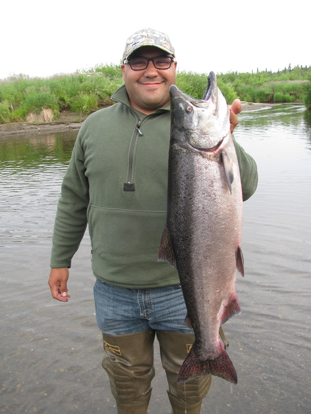 Deshka River had a great run of Kings this year and Steve show one of those nice Kings